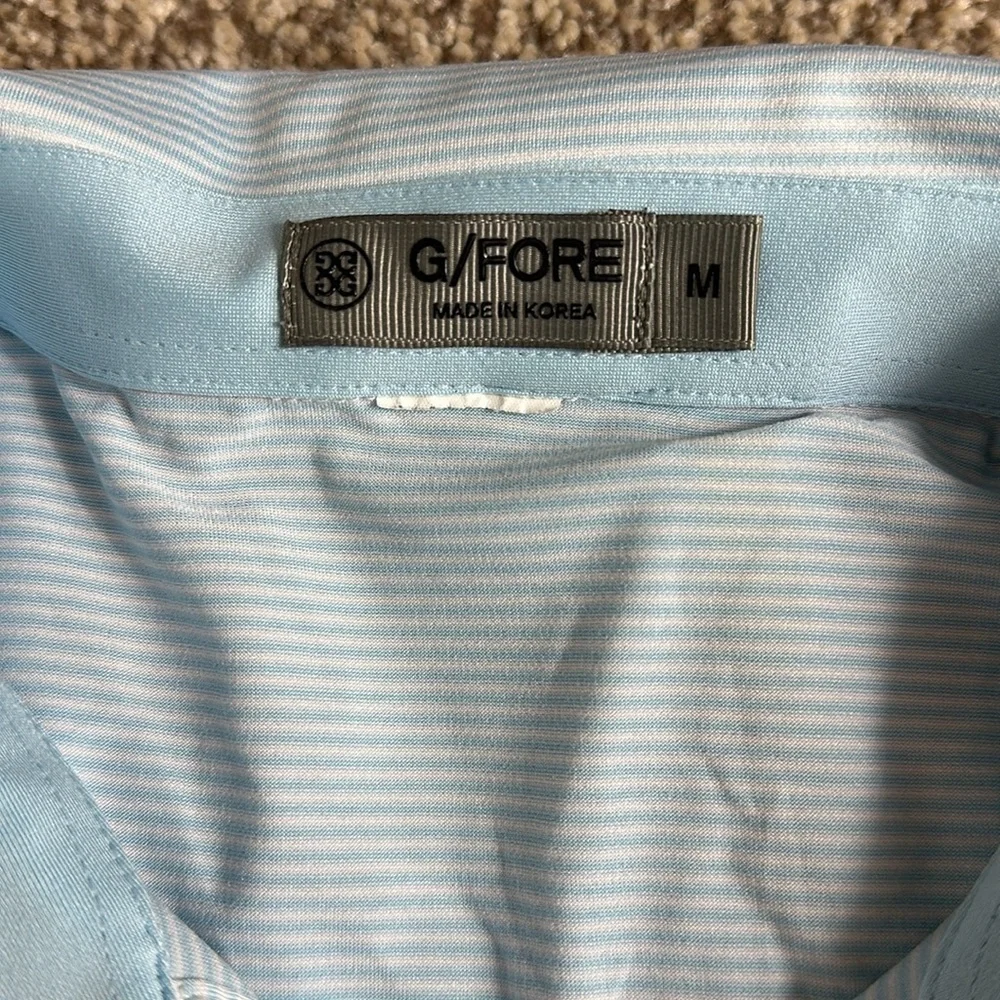 G Fore Striped Polo Golf